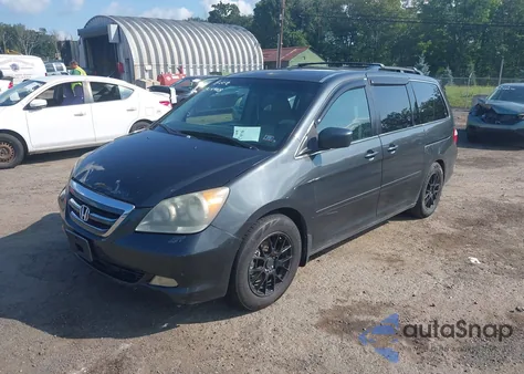 2005 Honda Odyssey Ex-L из США, поврежденный, VIN 5FNRL38775B127158
